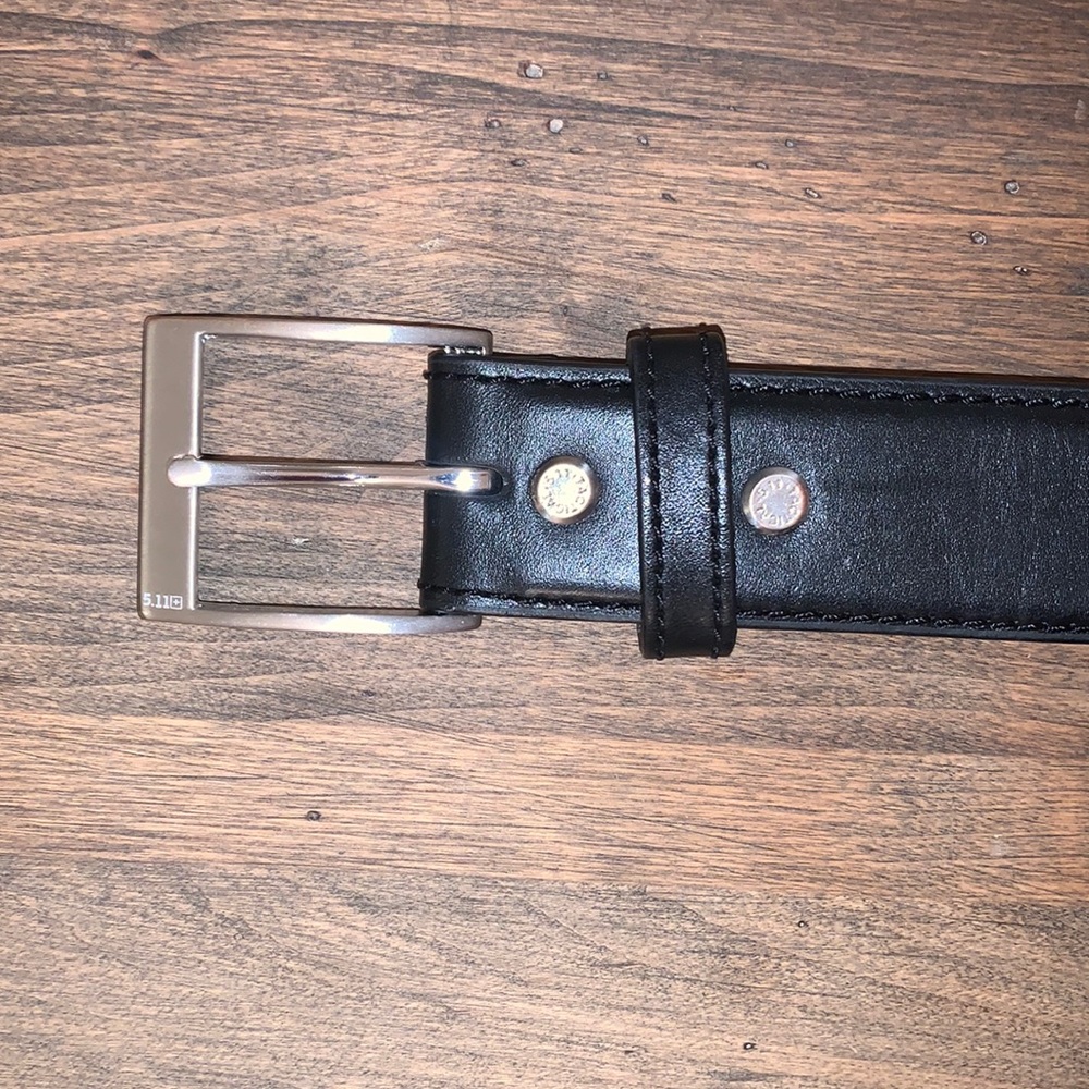 5.11 BLACK LEATHER BELT (M 32-34)
